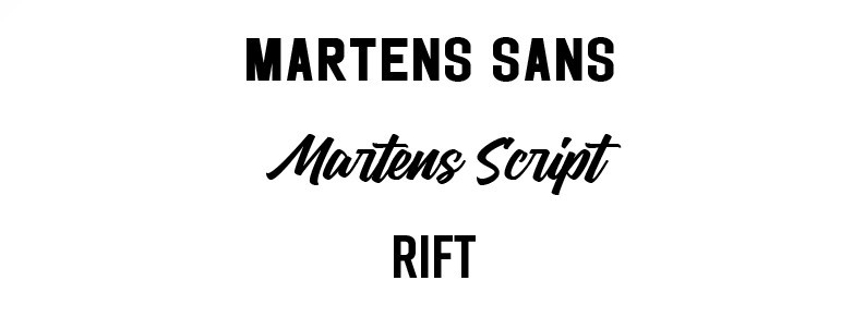 UCAA secondary fonts