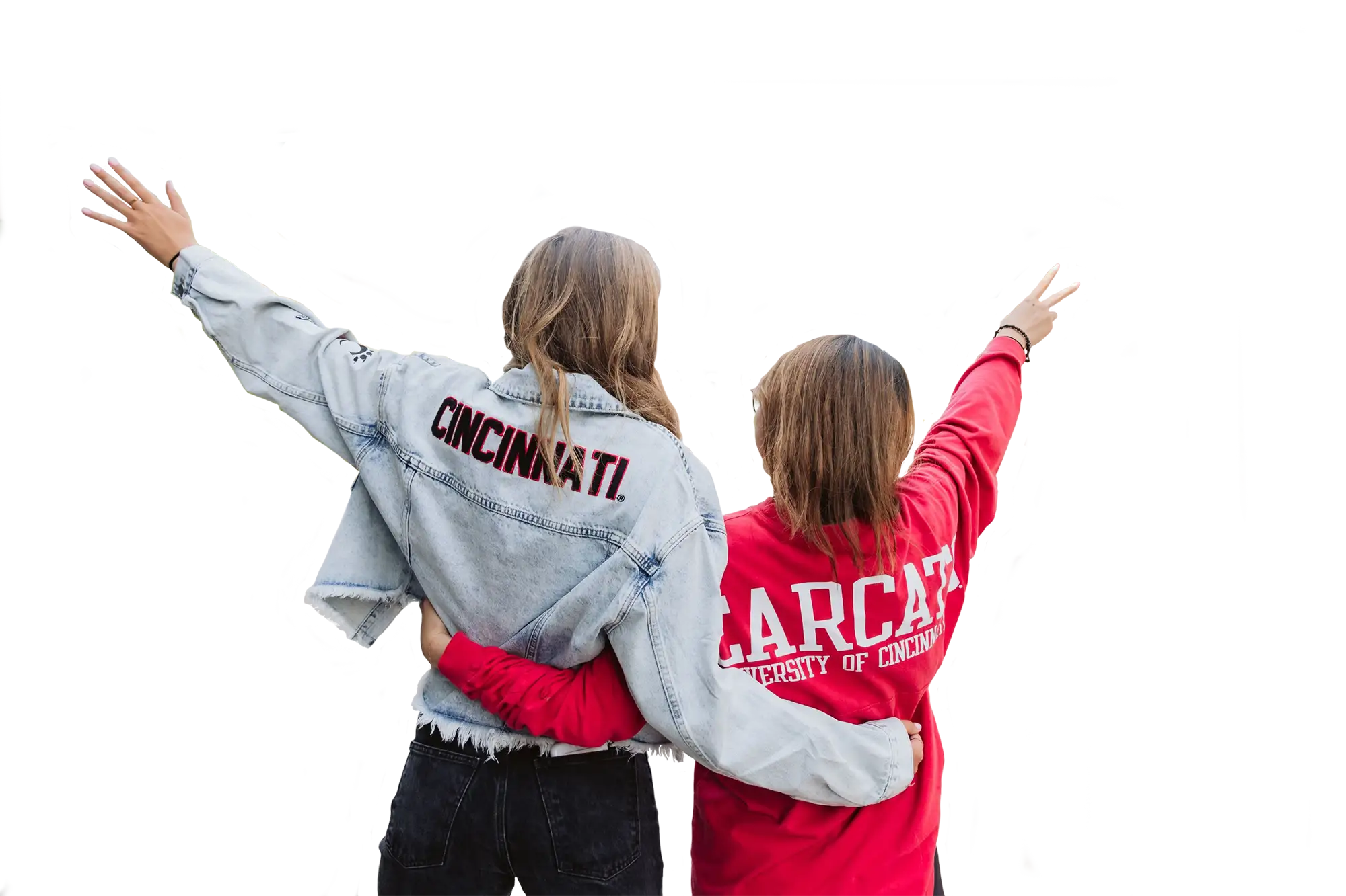 University of Cincinnati students show off their Bercats pride in UC gear